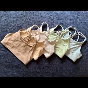 Athleta girls sports bras - size L (12)